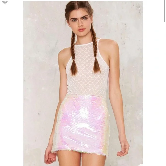 Nasty Gal Skirts Sequin Skirt Poshmark